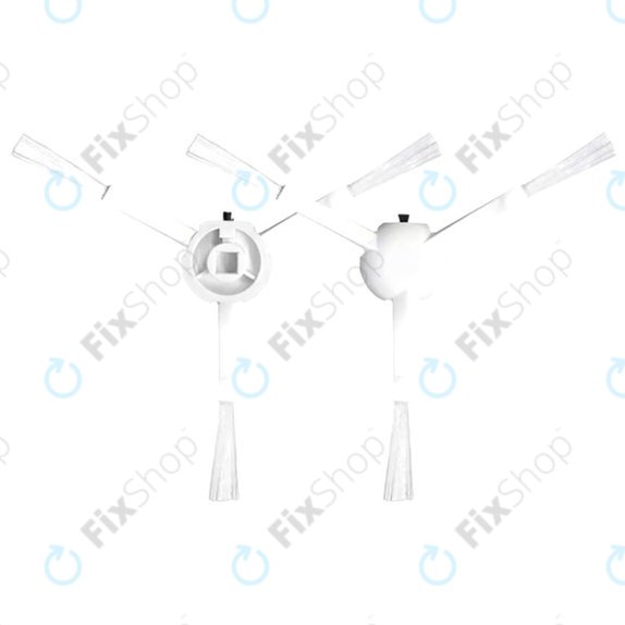 Spazzola laterale per Xiaomi Dreame L20 Ultra, X20 Pro, X20 Plus, White, 2 pz