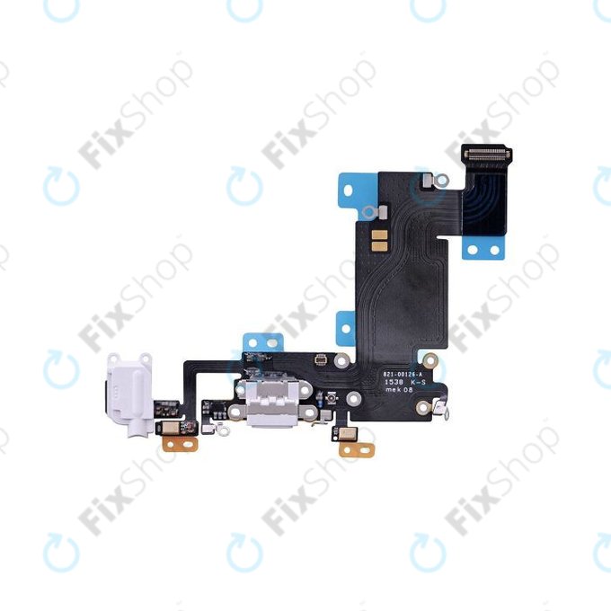Connettore di ricarica con Cavo flex per iPhone 6S Plus, White