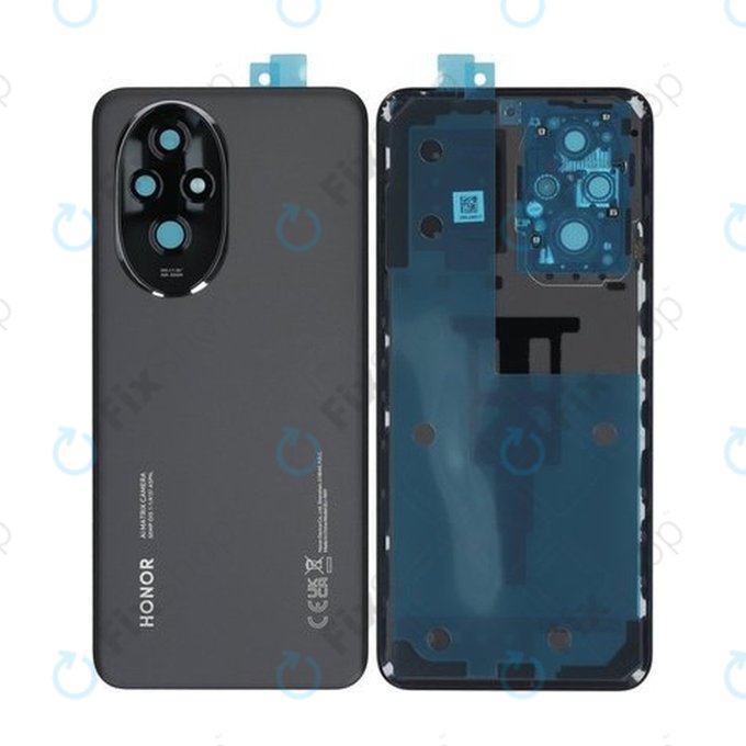 Cover batteria per Honor 200, Black, 0235AKMV, Genuine Service Pack
