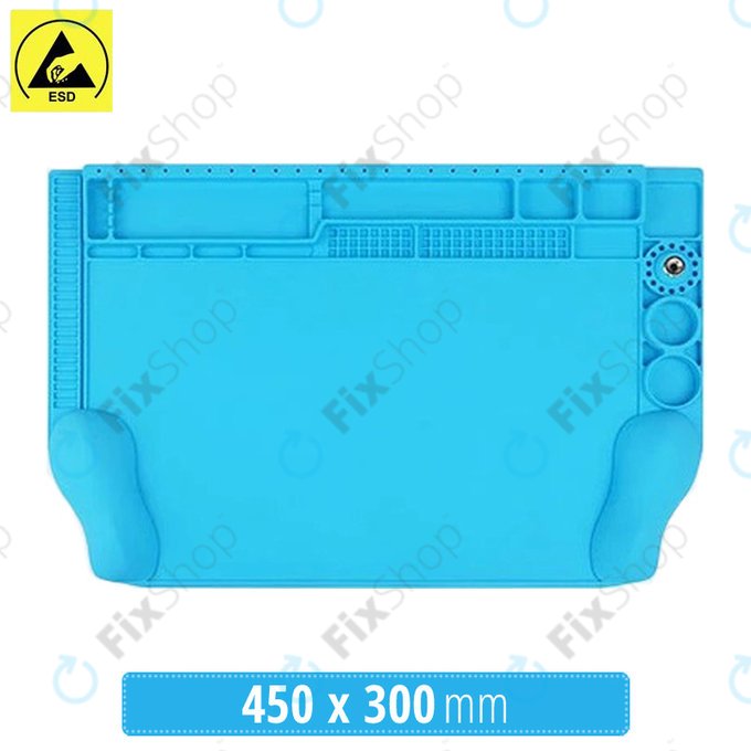 Tappetino in silicone 3D antistatico ESD termoresistente 45 x 30cm, Sunshine SS-004H