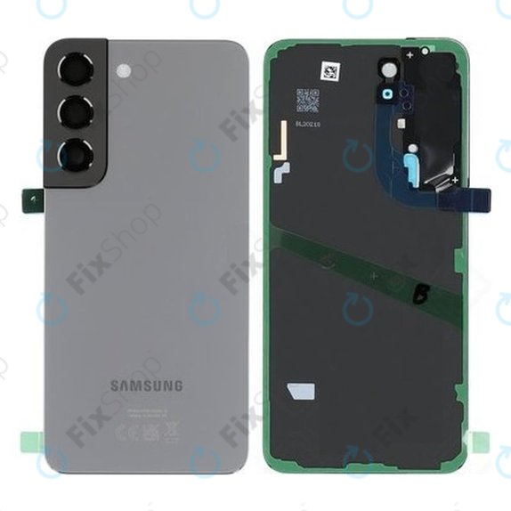 Cover batteria per Samsung S22 S901B, Graphite, GH82-27434E, Genuine Service Pack