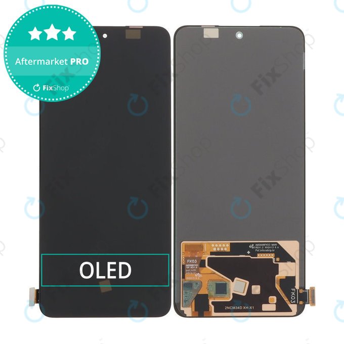 Schermo OLED per OnePlus Nord CE4 Lite, Vetro touch senza cornice