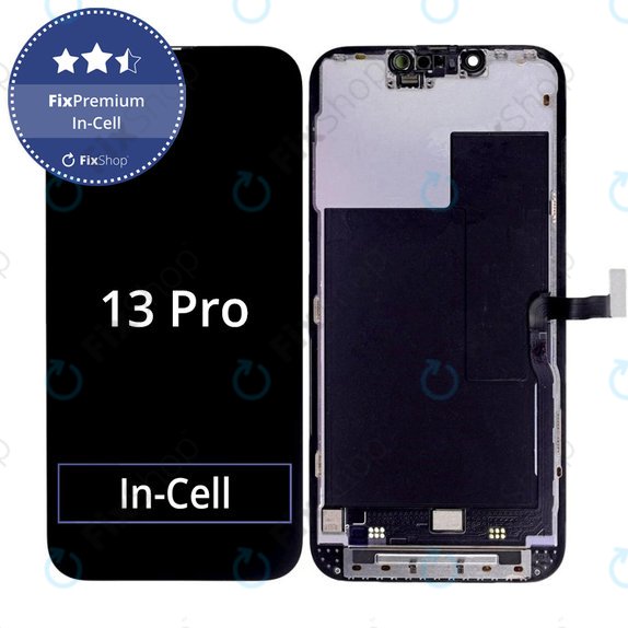 Schermo In-Cell FHD per iPhone 13 Pro, Vetro touch con cornice, FixPremium