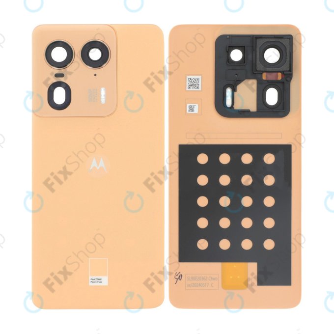 Cover batteria per MotGoldla Edge 50 Ultra, Peach Fuzz, 5S58C24473, Genuine Service Pack
