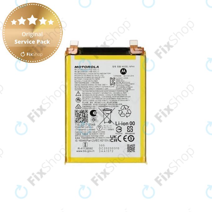 Batteria per Motorola Edge 30 Fusion XT2243, Edge 40, NP44, SB18D86570, 4400mAh, Genuine Service Pack