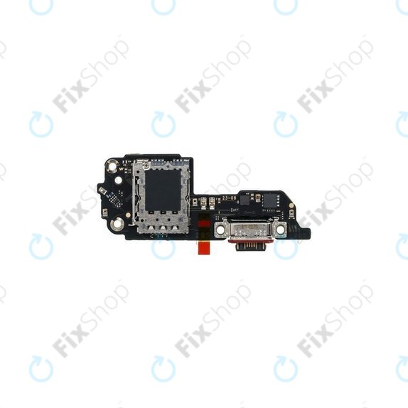 Scheda PCB connettore di ricarica con lettore SIM per Xiaomi Redmi Note 14 Pro+ 5G , 5600200O16U00, Genuine Service Pack