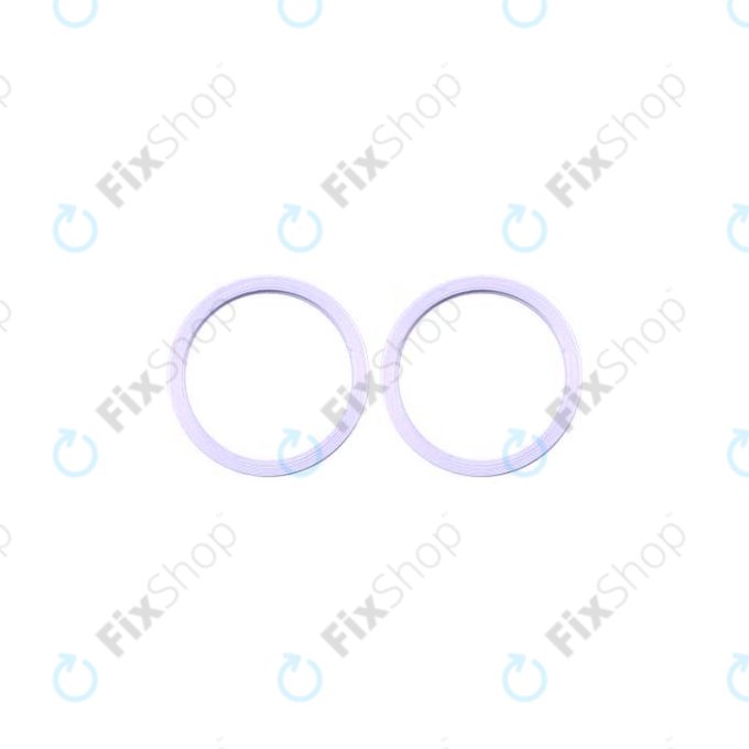 Frame lente fotocamera posteriore 2pcs per iPhone 11, 12, 12 Mini, Purple