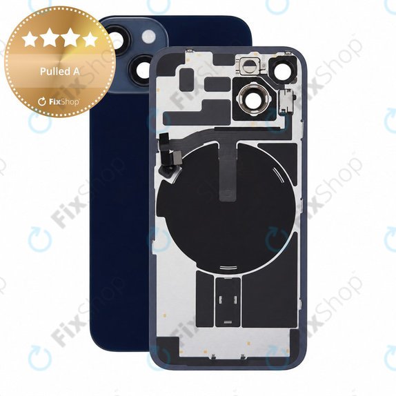 Vetro scocca posteriore per iPhone 14, Midnight, Pulled A