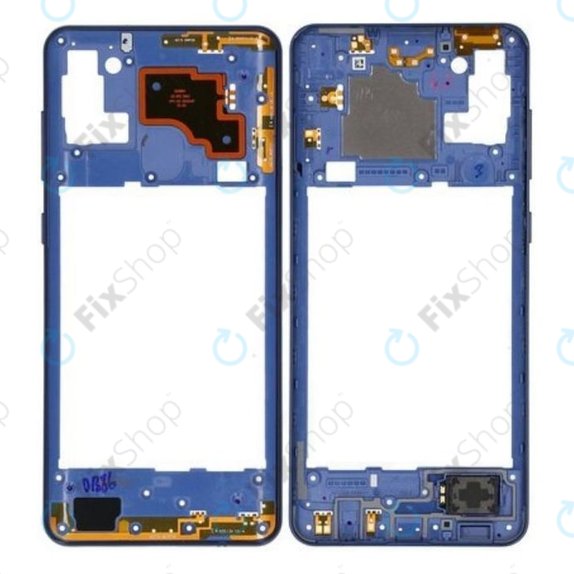 Telaio centrale per Samsung A21s A217F, Blue, GH97-24663C, Genuine Service Pack