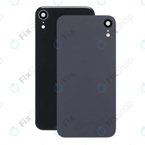 Vetro scocca posteriore e lente fotocamera per iPhone XR, Black
