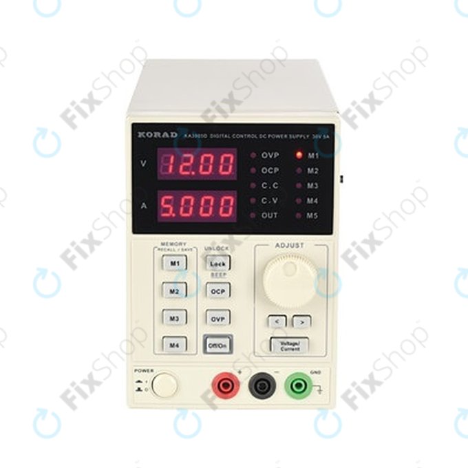 Alimentatore DC regolabile 0-30V, 0-5A, Korad KA3005D