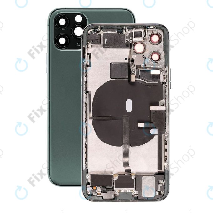 Scocca posteriore con piccoli componenti per iPhone 11 Pro, Green
