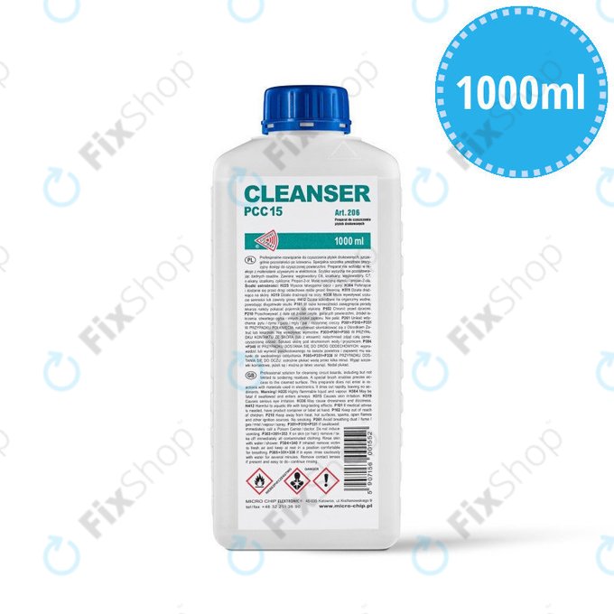Detergente professionale per PCB PCC15, 1000 ml