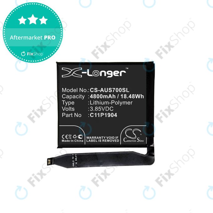 Batteria per Asus Zenfone 7 ZS670KS, 7 Pro ZS671KS, C11P1904, 4800mAh, HQ