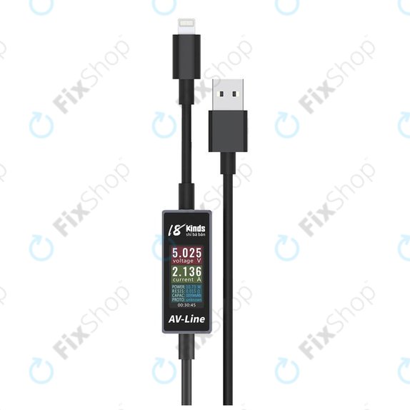Cavo di ricarica con rilevamento intelligente da Lightning a USB-A, AV-Line