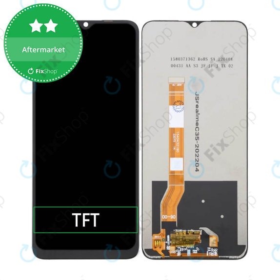 Schermo LCD per Oppo A17, Vetro touch senza cornice