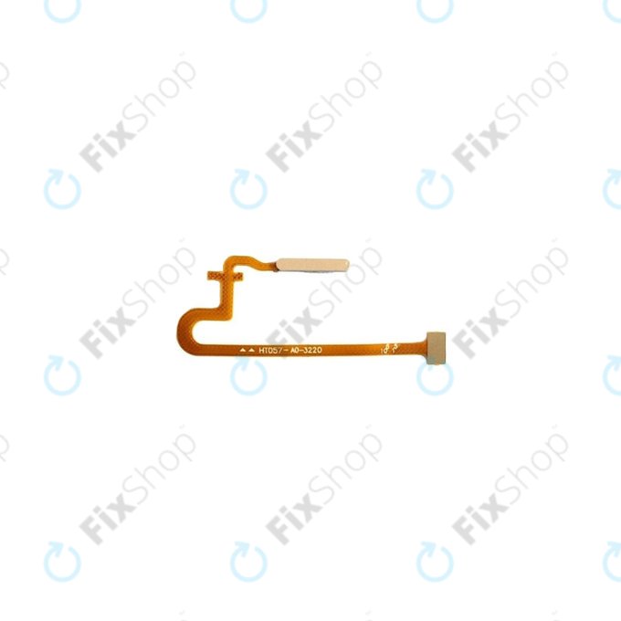 Sensore di impronte digitali con cavo flex per Realme C53 RMX3760, Champion Gold