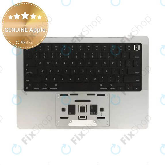 Top case con tastiera US e batteria per MacBook Pro 14", A2442 (2021), A2779 (2023), Silver, 661-32211, Genuine Apple