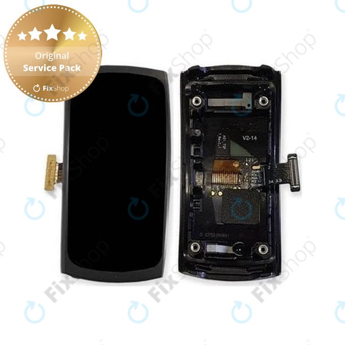 Schermo per Samsung Gear Fit 2 SM-R360, Gray, Vetro touch con cornice, GH97-19001A, GH97-19201A, Genuine Service Pack