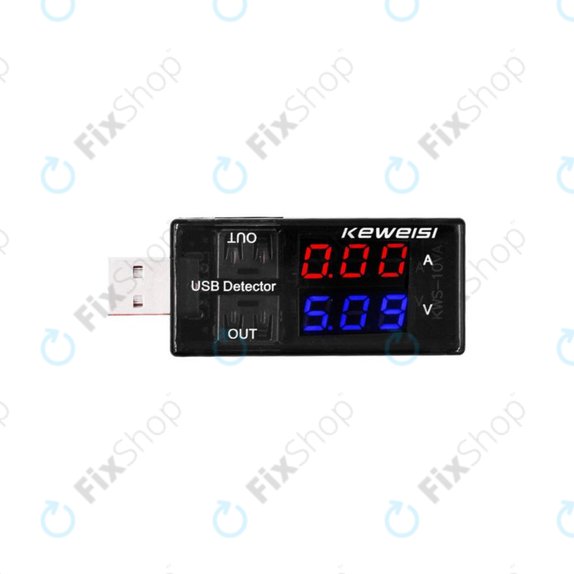 Tester di ricarica USB per smartphone IN/OUT, Keweisi