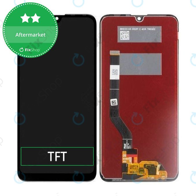Schermo LCD per Huawei Y7 (2019), Vetro touch senza cornice