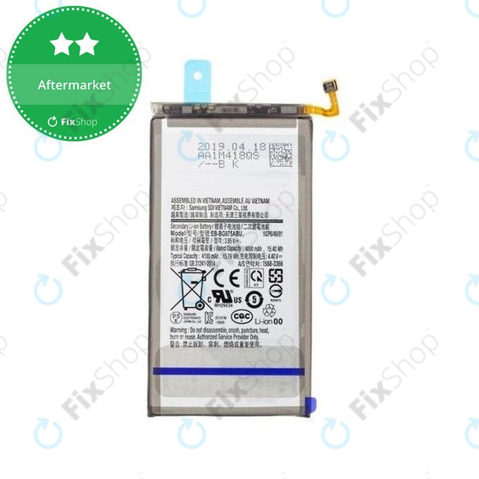 Batteria per Samsung S10 Plus G975F, EB-BG975ABU, 4100mAh