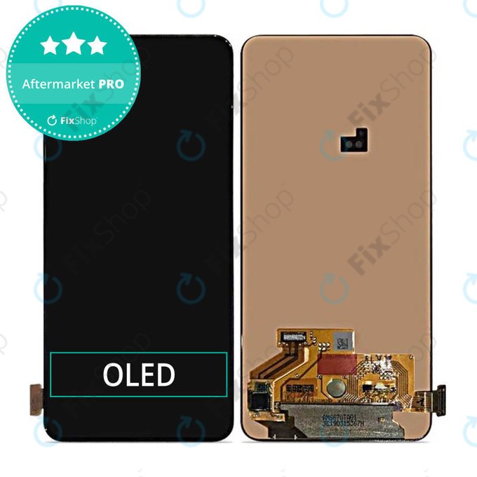 Schermo OLED per Samsung A80 A805F, Vetro touch senza cornice