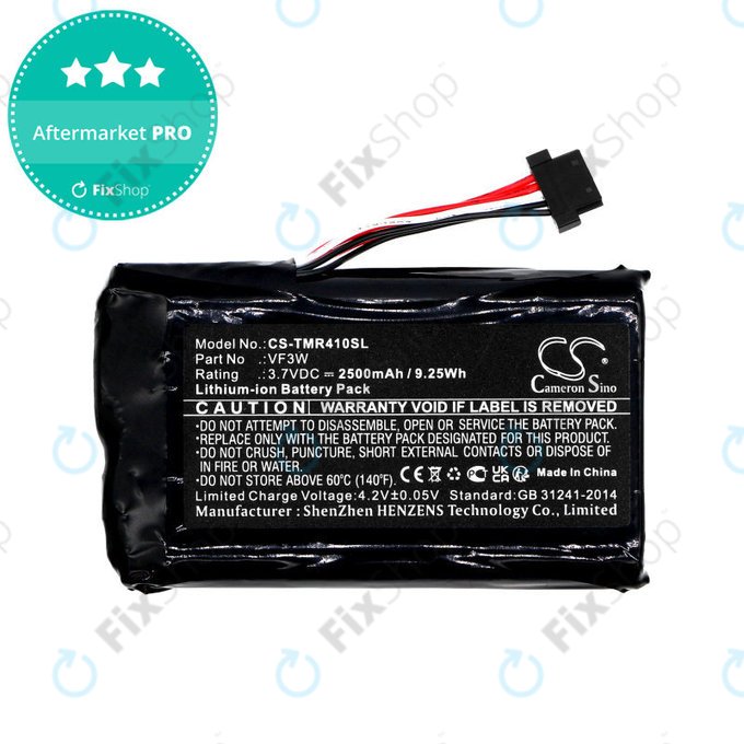 Batteria per TomTom Rider, Great Rides, VF3W, Li-Ion, 2500mAh, 3.7V, HQ