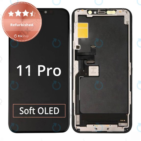 Schermo per iPhone 11 Pro, Vetro touch con cornice, Refurbished