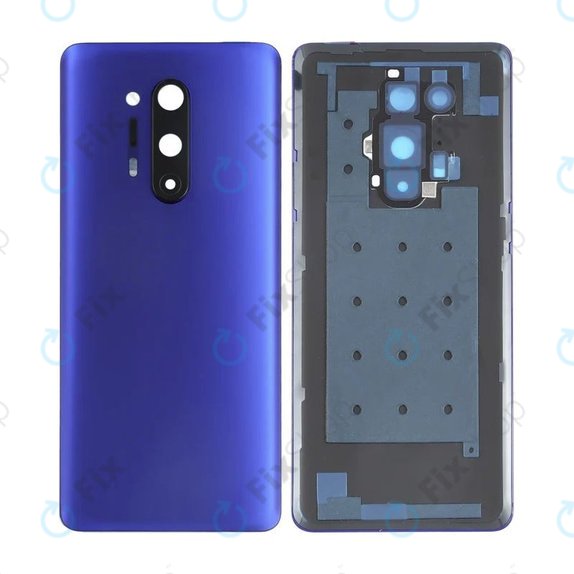 Cover batteria e lente fotocamera posteriore per OnePlus 8 Pro, Ultramarine Blue
