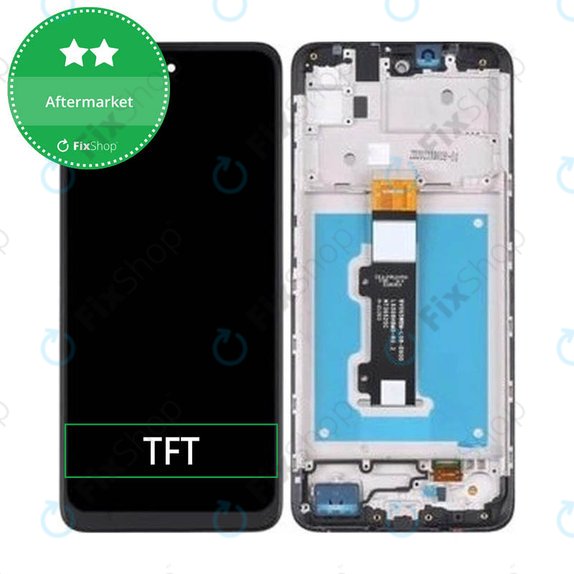 Schermo per Motorola Moto E30, Vetro touch con cornice