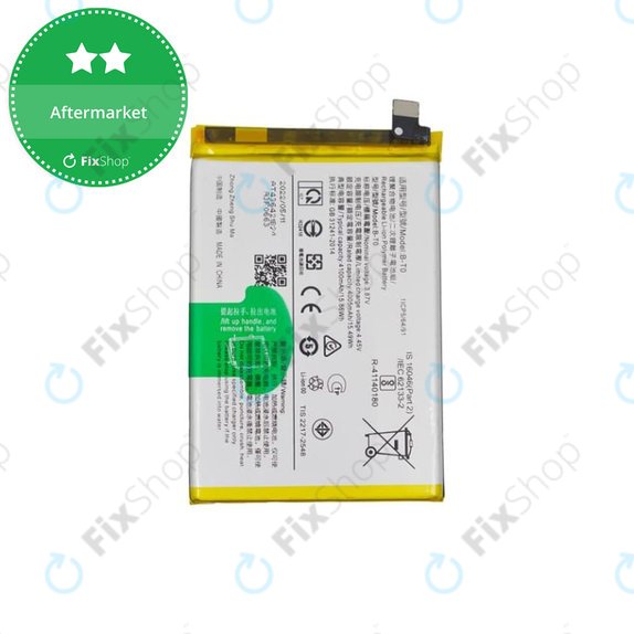 Batteria per Vivo Y76 5G V2124, B-T0, 4100mAh