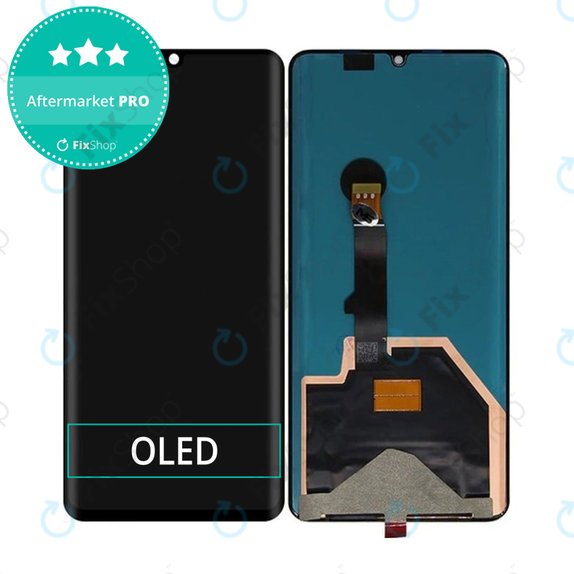 Schermo OLED per Huawei P30 Pro, P30 Pro 2020, Vetro touch senza cornice