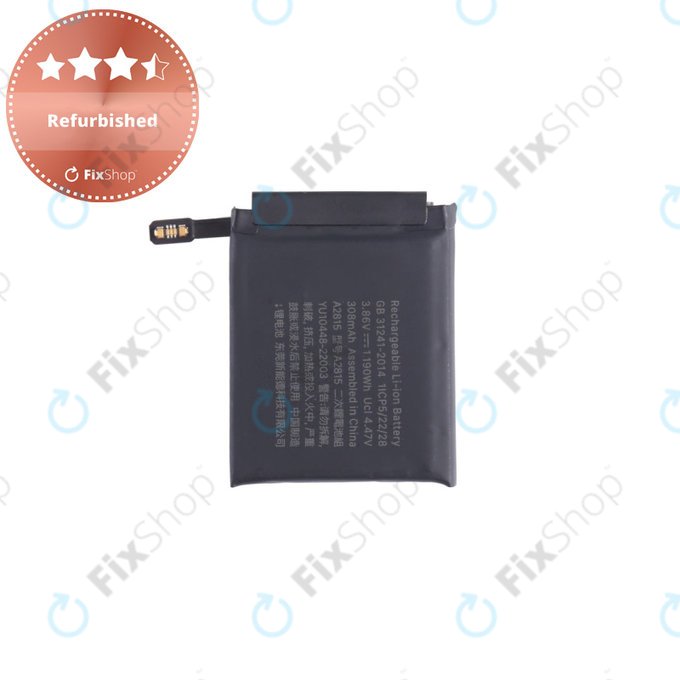 Batteria A2815 per Apple Watch 8 45mm, 308mAh, Refurbished