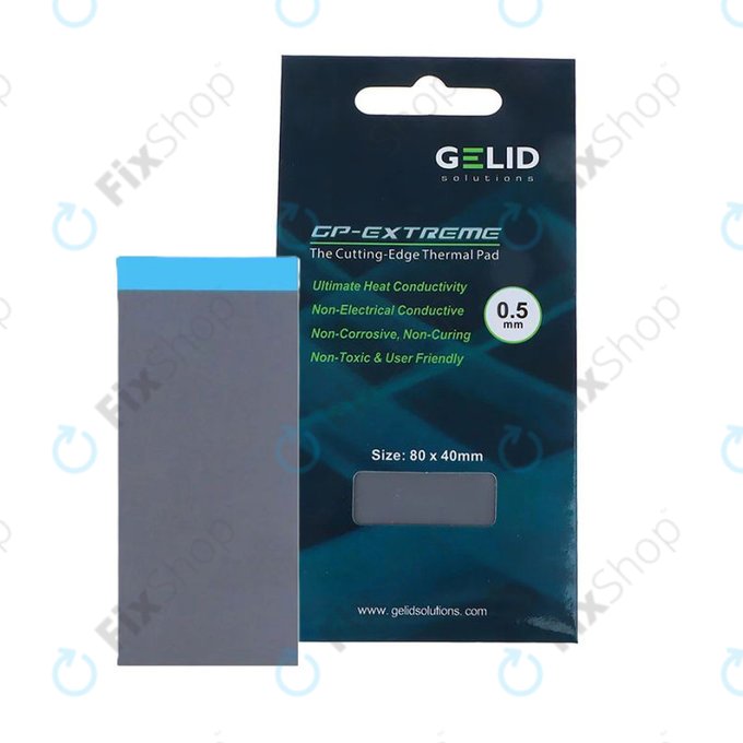 Pad termico GELID GP-Extreme, 12 W/mK, 80 × 40 × 0,5mm