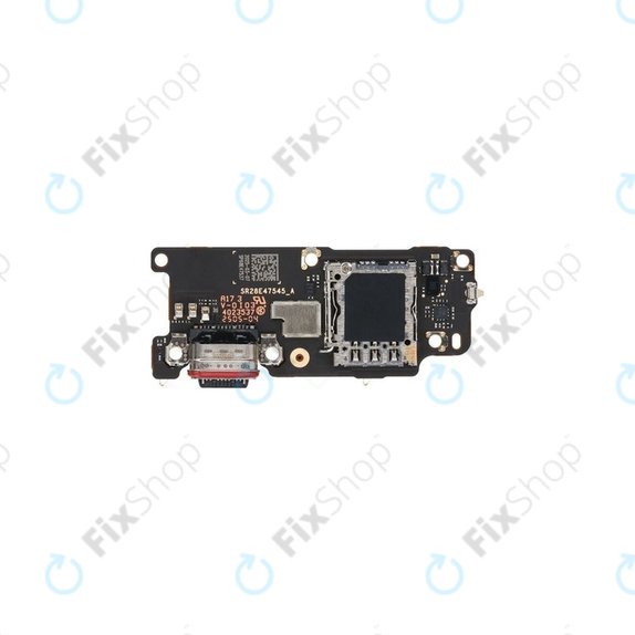 Scheda PCB connettore di ricarica per MotGoldla Razr 60 Ultra, 5P68C29822, Genuine Service Pack