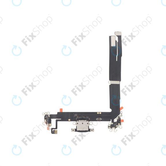 Connettore di ricarica con Cavo flex per iPhone 16 Plus, Black
