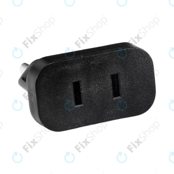 Adattatore spina US a EU, 220V, Black