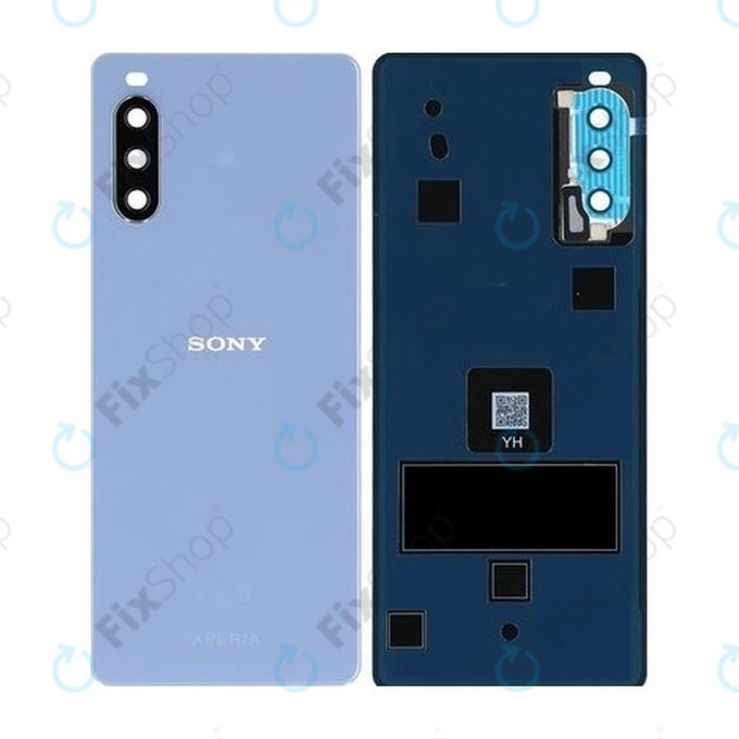 Cover batteria per Sony Xperia 10 III, Blue, A5034099A, Genuine Service Pack