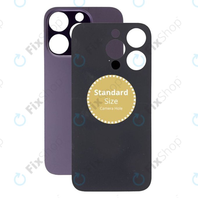 Vetro scocca posteriore per iPhone 14 Pro, Deep Purple