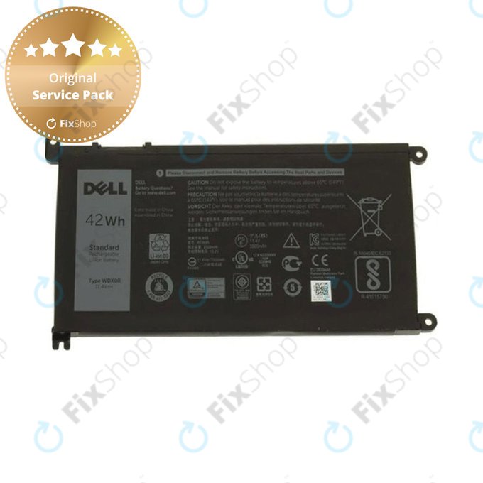 Batteria per Dell Inspiron 13-5378, 77053257, 42WH, Genuine Service Pack