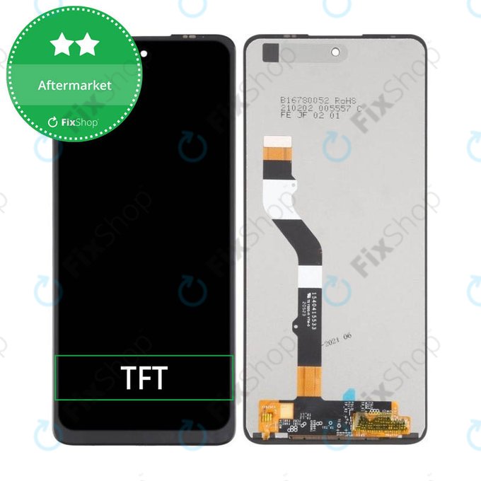 Schermo LCD per MotGoldla Moto G60s XT2133, Vetro touch senza cornice