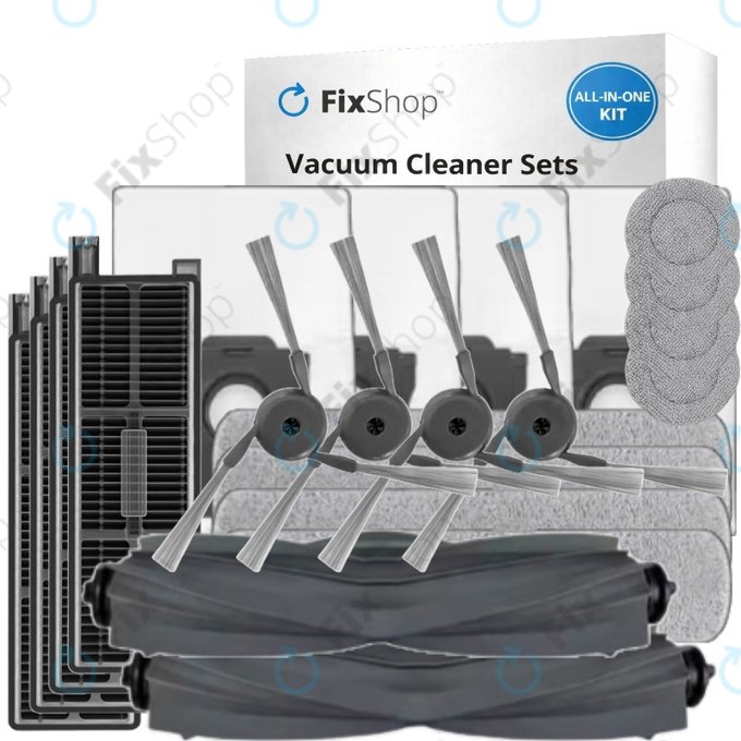 Set di ricambi per Dreame Mova Z50 Ultra, Z5, Z5 Pro (2x spazzola principale, 4x filtro, 4x spazzola laterale, 4x panno mop, 4x panno mop laterale, 4x sacchetto polvere)