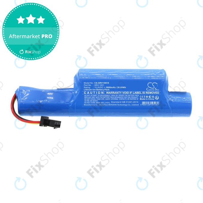 Batteria per Sencor SRV 2230TI, SRX 1001, Li-Ion, 2600mAh, 10.8V, HQ