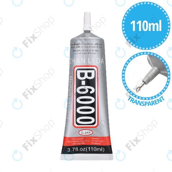 Adesivo B-6000 110ml, Trasparent