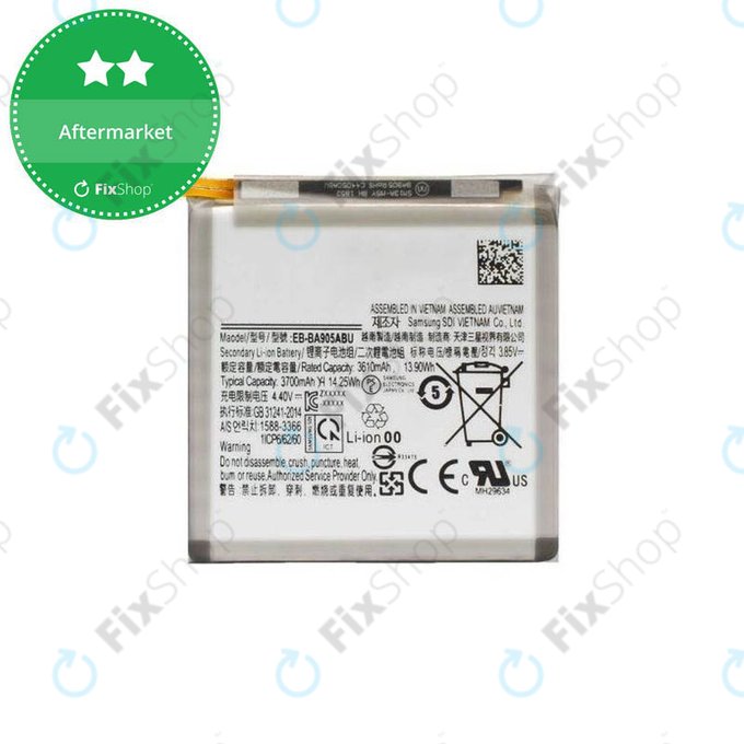 Batteria per Samsung A80 A805F, EB-BA905ABU, 3700mAh