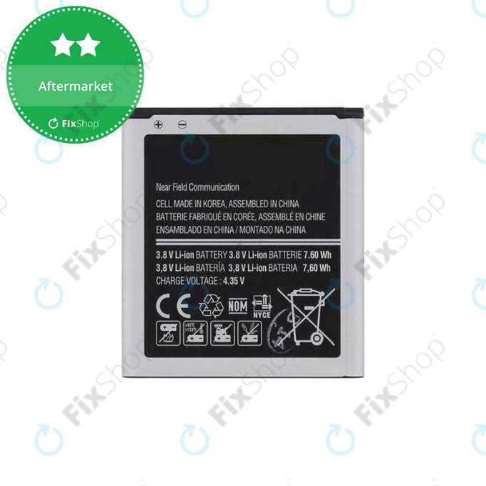 Batteria per Samsung Ace 4, Ace Style, S4 Mini, S4 Mini Plus, EB-BG357BBE, B500AE, 1900mAh