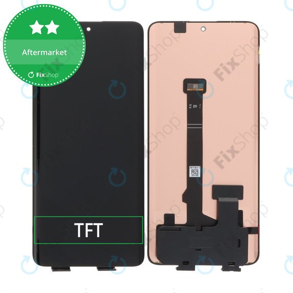 Schermo LCD per Xiaomi Redmi Note 13 Pro+ 23090RA98C, Vetro touch senza cornice