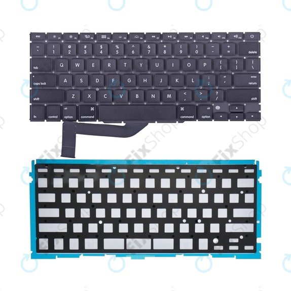Tastiera con retroilluminazione US per MacBook Pro 15" A1398 (Mid 2012 - Mid 2015)