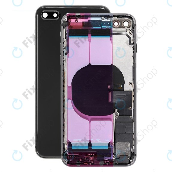 Scocca posteriore con piccoli componenti per iPhone 8 Plus, Space Gray